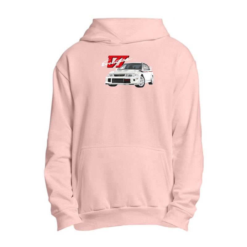 Mitsubish Evo Vi Tommy Makinen Edition White Urban Pullover Hoodie by MarshaleenAnnetteHammer | Artistshot