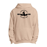 Virginia Moose Canoe  Shenandoah National Park Urban Pullover Hoodie | Artistshot