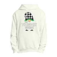 Youngest Gnome Buffalo Plaid Christmas Matching Family Group Urban Pullover Hoodie | Artistshot