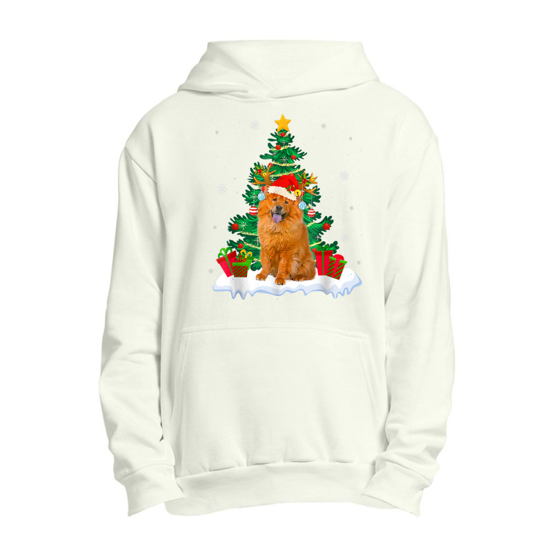 Christmas Pajama Chow Chow Tree Xmas Dog Dad Mom Urban Pullover Hoodie | Artistshot