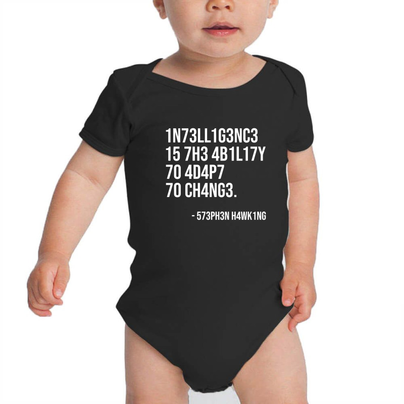 Intelligence Is The Ability To Adapt Baby Bodysuit by h4ikal | Artistshot