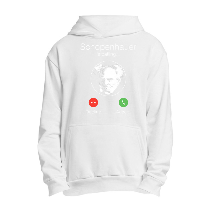 Schopenhauer Is Calling   Nihilist Philosophy Premium T Shirt Urban Pullover Hoodie by cm-arts | Artistshot