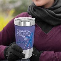 Dystopian Got You Down Try Dissociating Funny Leatherette Tumbler | Artistshot