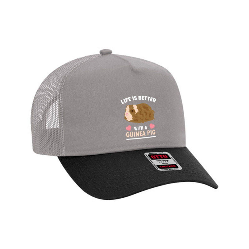 Life T  Shirt Life Is Better With A Guinean Pig T  Shirt Mesh Back Trucker Hat | Artistshot