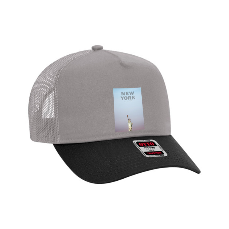 New York City Mesh Back Trucker Hat by Pompoyo | Artistshot