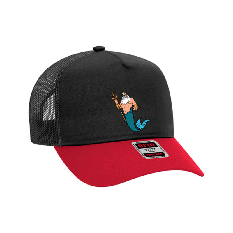 King Triton Mesh Back Trucker Hat by nazanayla | Artistshot