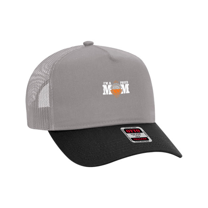 I'm A Proud Basketball Volleyball Mom Combined Sports Mesh Back Trucker Hat by Ashraf Sarah | Artistshot