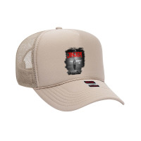 Cartoon Gifts Harder Scream Gift Men Foam Trucker Hat | Artistshot