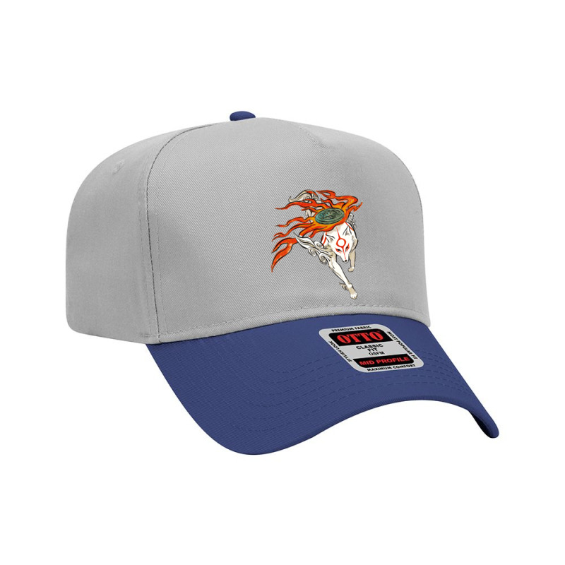 Amaterasu Wolf Adjustable Baseball Cap | Artistshot