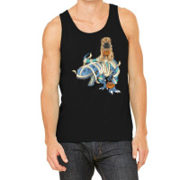 Shar Pei Riding Dinosaur Halloween Dog Tank Top | Artistshot