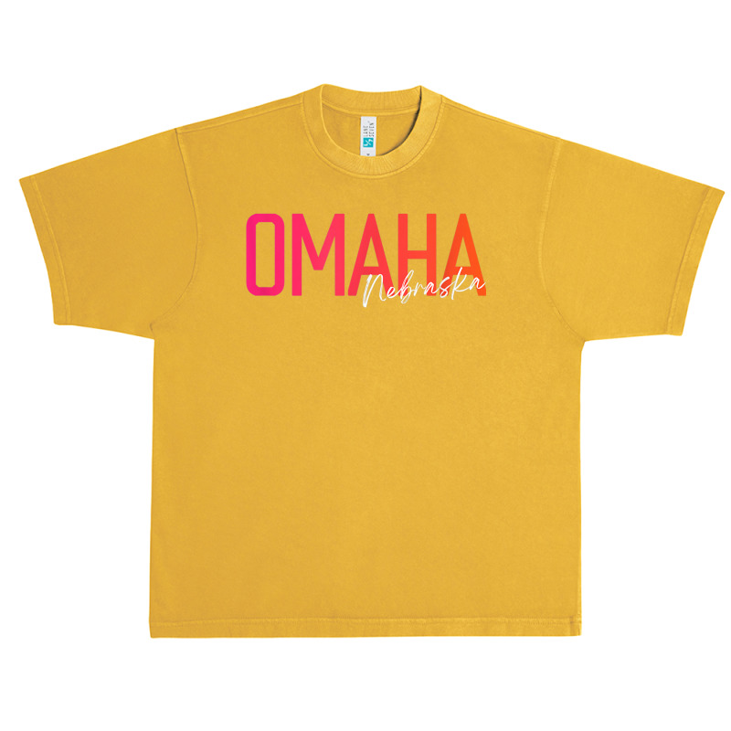 Omaha Nebraska Souvenir Vintage Nebraska Omaha Urban Heavy T-shirt | Artistshot