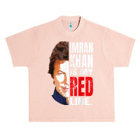 Imran Khan Is My Red Line Pakistan Prime Minister Men Women Urban Heavy T-shirt | Artistshot