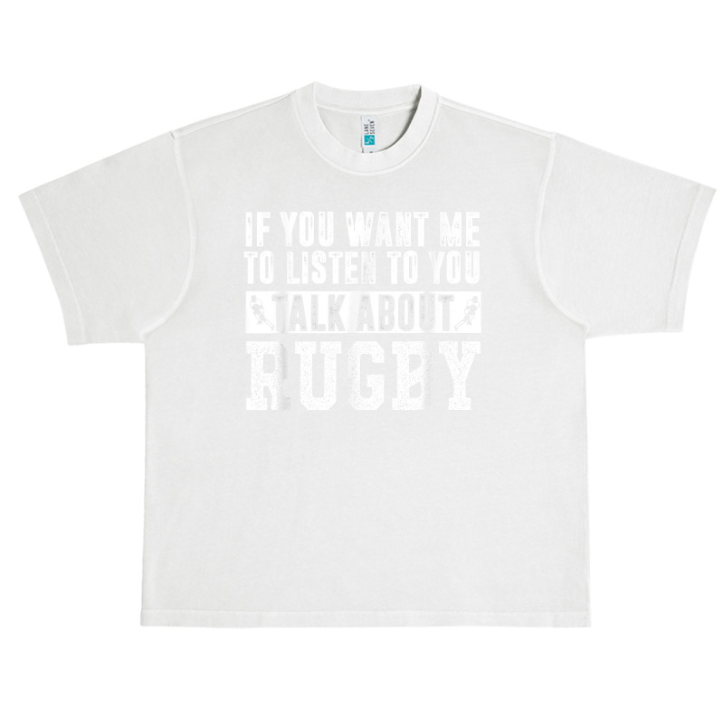 Talk About Rugby - Rugby Gift Rugby Player Rugby Coach Gift Urban Heavy T-shirt | Artistshot