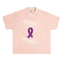 My Hero Is Now My Angel Alzheimers Awareness Urban Heavy T-shirt | Artistshot