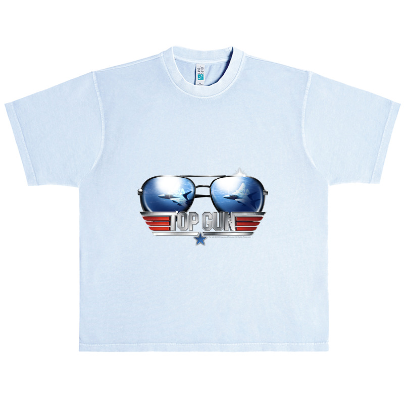 Top Gun Aviator Sunglasses Reflection Urban Heavy T-shirt | Artistshot