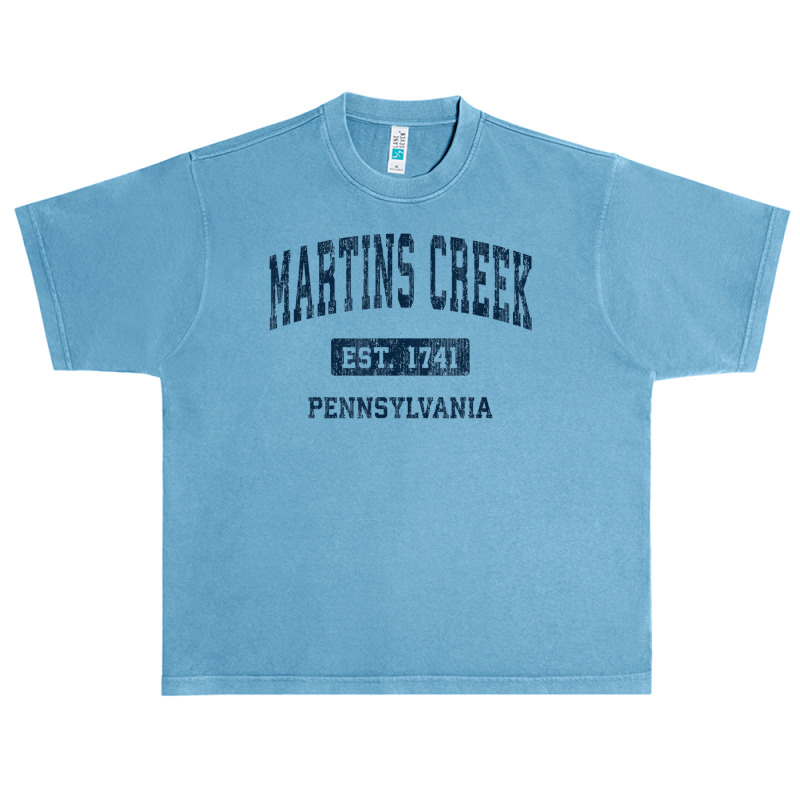 Martins Creek Pennsylvania Pa Vintage Athletic Sports Design Urban Heavy T-shirt | Artistshot