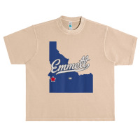 Emmett Idaho Id Map Urban Heavy T-shirt | Artistshot