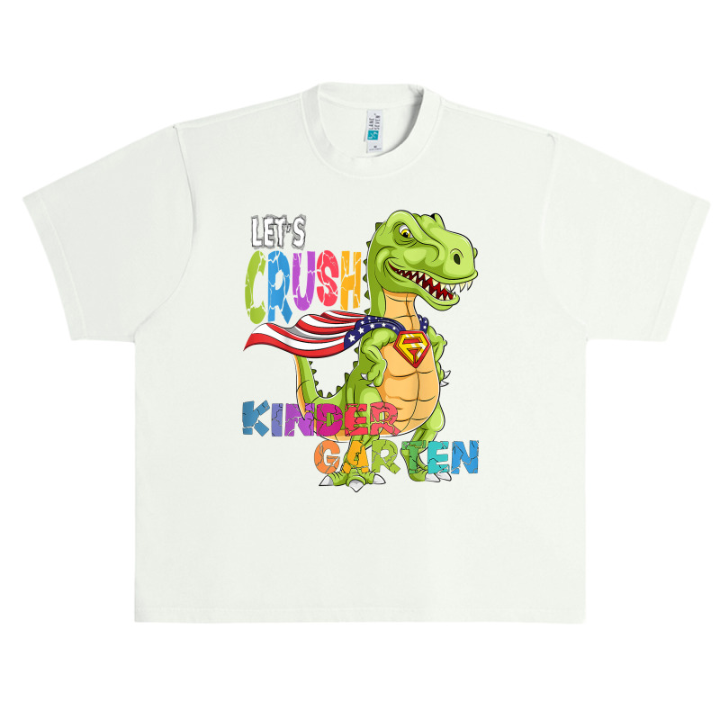 Ready To Crush Kindergarten 2035 Dinosaur Back To School Boy Urban Heavy T-shirt | Artistshot