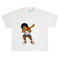 Boom I'm 10 Year Old Black Boy Dabbing 10th Birthday Party Urban Heavy T-shirt | Artistshot