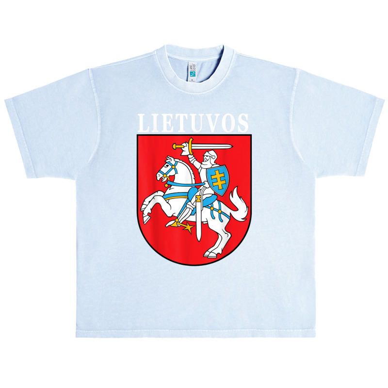 Lietuvos Emblem Lithuanian Coat Of Arms National Pride T Shirt Urban Heavy T-shirt by cm-arts | Artistshot