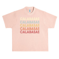 Calabasas California Calabasas Ca Retro Vintage Text Long Sleeve T Shi Urban Heavy T-shirt | Artistshot