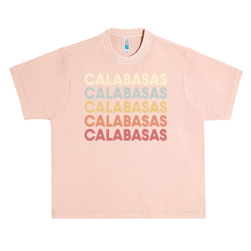 Calabasas California Calabasas Ca Retro Vintage Text Long Sleeve T Shi Urban Heavy T-shirt by cm-arts | Artistshot