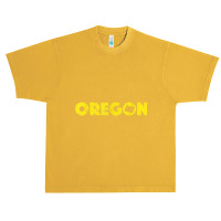 Home State Of Oregon Pride Eugene Or Green & Yellow S500072 Urban Heavy T-shirt | Artistshot