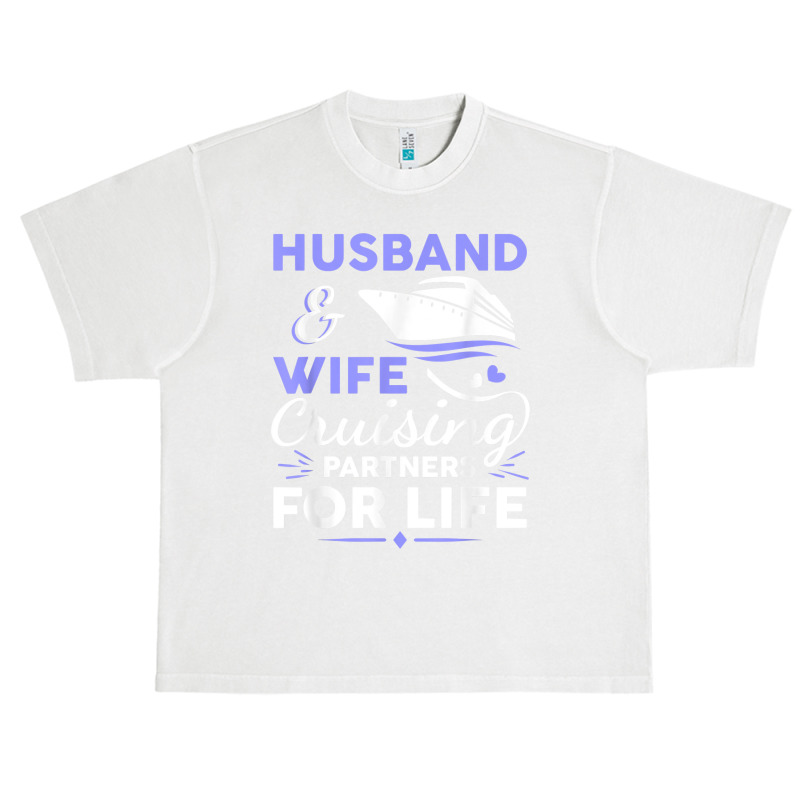 Funny Cruising Design For Husband Wife Couples Cruise Ship T Shirt Urban Heavy T-shirt | Artistshot