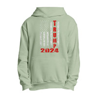 American Flag Design Trump 2024 Urban Pullover Hoodie | Artistshot