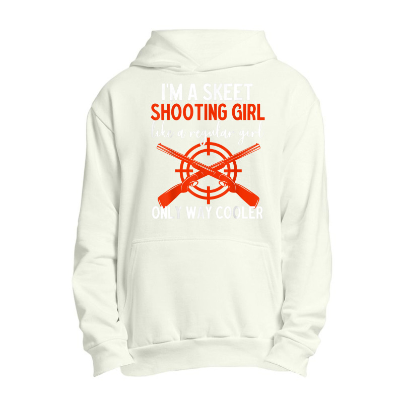 Sporting Trap Clay Lover Clay Shooting Skeet Shooting Girl Urban Pullover Hoodie | Artistshot