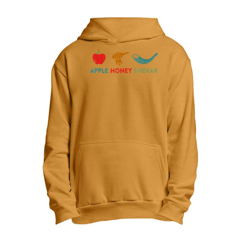 Apple Honey Shofar Rosh Hashanah Sweet Jewish New Year T Shirt Urban Pullover Hoodie | Artistshot