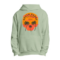 South Padre Island Texas Palm Trees Sunset Skull Beach T Shirt Urban Pullover Hoodie | Artistshot