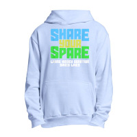 Share Your Spare A Living Kidney Donation And Living Donor T Shirt Urban Pullover Hoodie | Artistshot