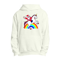 Santa Unicorn Urban Pullover Hoodie | Artistshot