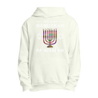 Hanukkah Pajama Menorah Pajamakah Chanukah Jewish Urban Pullover Hoodie | Artistshot