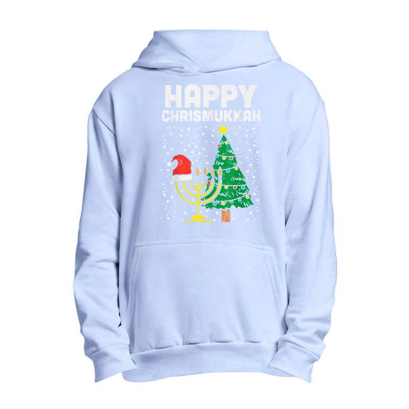 Happy Christmukkah Jewish Christmas Hanukkah Chanukah Gift Urban Pullover Hoodie | Artistshot