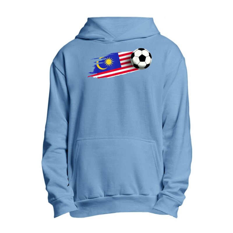 Malaysia Flag Jersey Malaysian Soccer Team Malaysian T Shirt Urban Pullover Hoodie by cm-arts | Artistshot