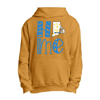 Home Rhode Island In Art Block Letters Urban Pullover Hoodie | Artistshot