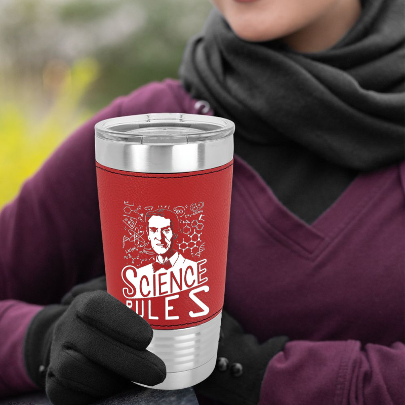 Bill Nye Science Rules, The Bill Nye Science Rules, Bill Nye Science R Leatherette Tumbler | Artistshot