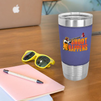 Shoot Happens Clay Pigeon Trap Shooting Sports Clay Shooting T Shirt Leatherette Tumbler | Artistshot