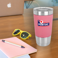 Retro Pontiac Classic Car Dealership Sign Leatherette Tumbler | Artistshot