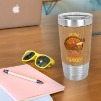 Uncle Turkey Matching Family Group Thanksgiving Party Pajama Leatherette Tumbler | Artistshot