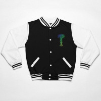 Dna Tree T  Shirt D N A Tree Of Life Genetics Colorful Biology Science Bomber Jacket | Artistshot