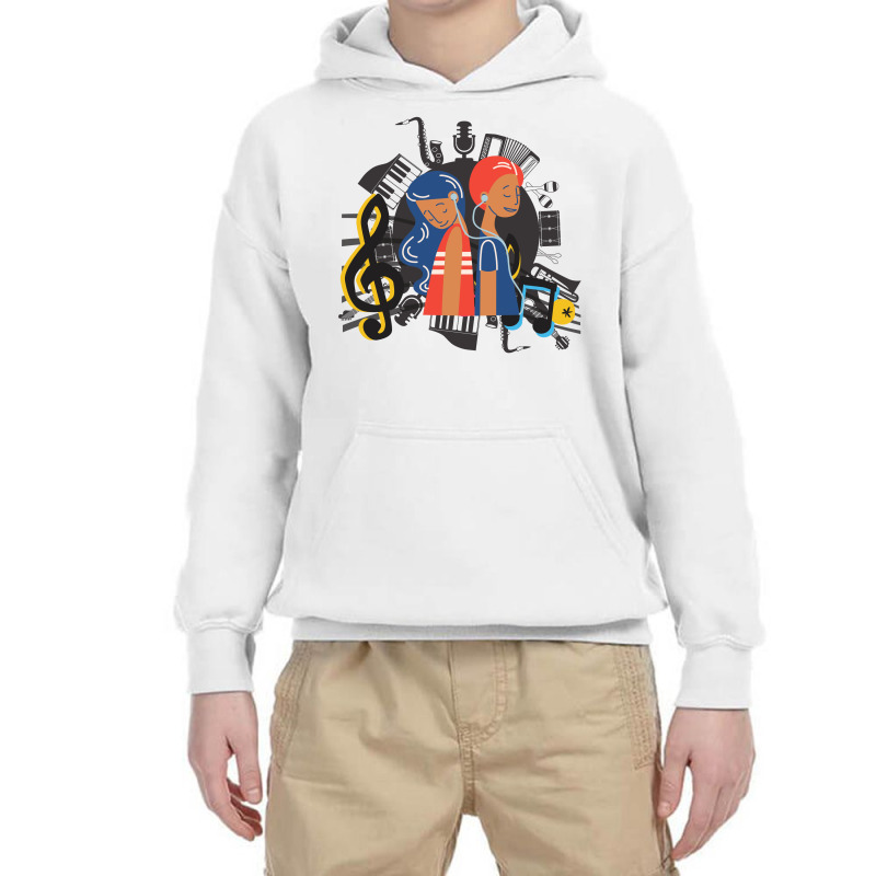 Love Music Youth Hoodie | Artistshot