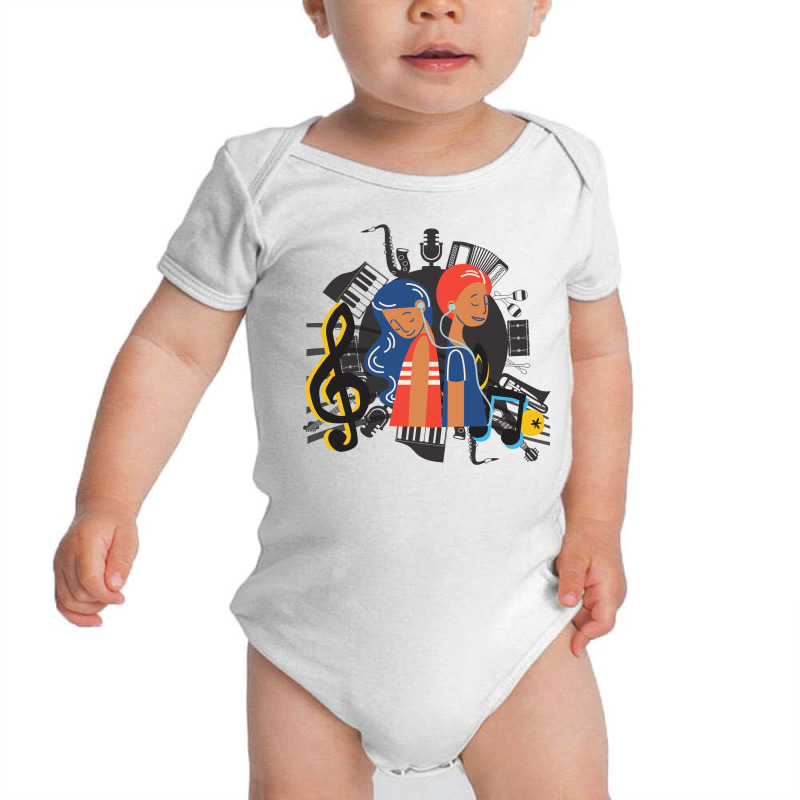 Love Music Baby Bodysuit | Artistshot