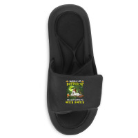 Siberian Husky Buckle Up Buttercup You Just Flipped My Witch Switch Slide Sandal | Artistshot