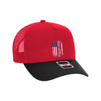 Combat Engineer Distressed American Flag   U.s. Military Mesh Back Trucker Hat | Artistshot