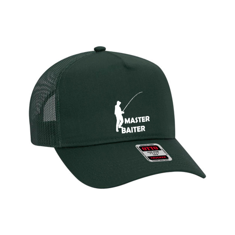 Aster Baiter Mens Rude Fishing Mesh Back Trucker Hat by michaelnaher | Artistshot