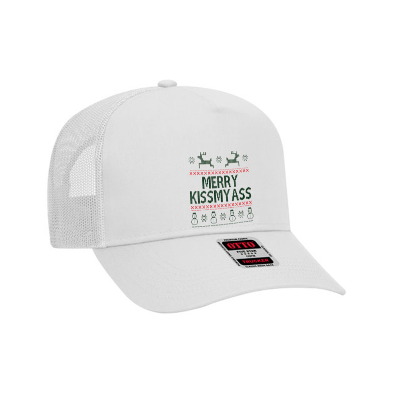 Merry Fucking Christmas Mesh Back Trucker Hat by blakblakan13 | Artistshot