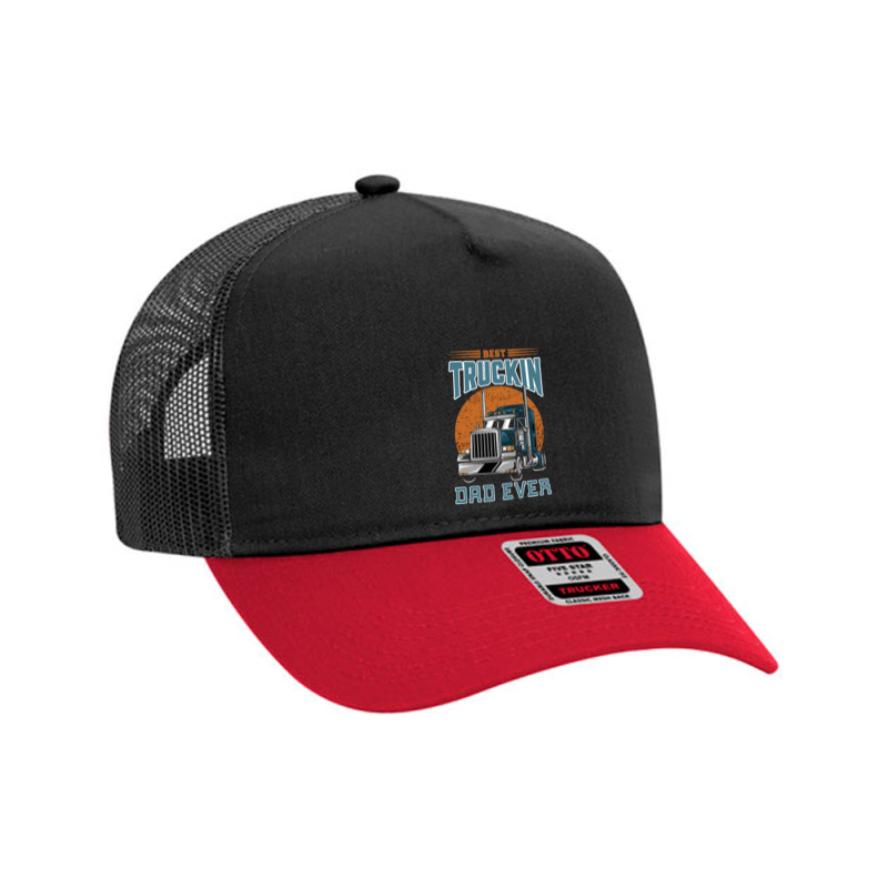 Best Truckin Dad Ever Mesh Back Trucker Hat by qimanariski | Artistshot